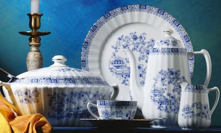 Dorothea China Blau